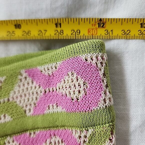 HOUSE OF HARLOW 1960 Patterned Knit Crochet Pants Boho Retro Flare Leg Size XS - Picture 5 of 6